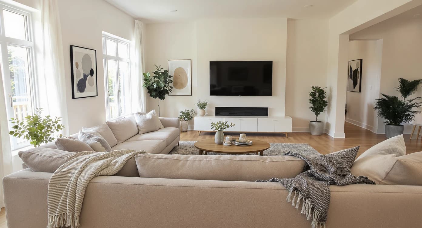 Sofa Too Big for a Small Living Room? Layout Fixes You Can See First with ReimagineHome.ai